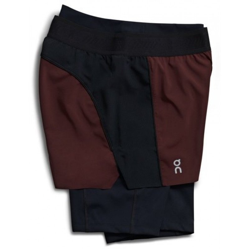 225.00273 W On Running Active Shorts Mulberry Black