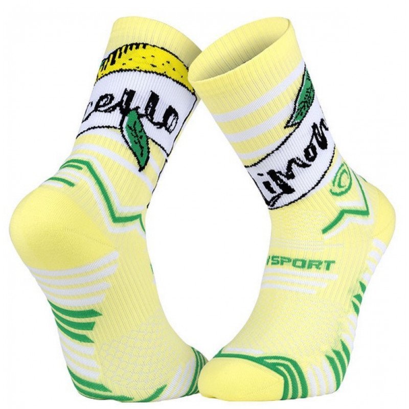 BV SPORT Socquettes Trail Ultra Collector Nutrisocks Limoncello 299/003