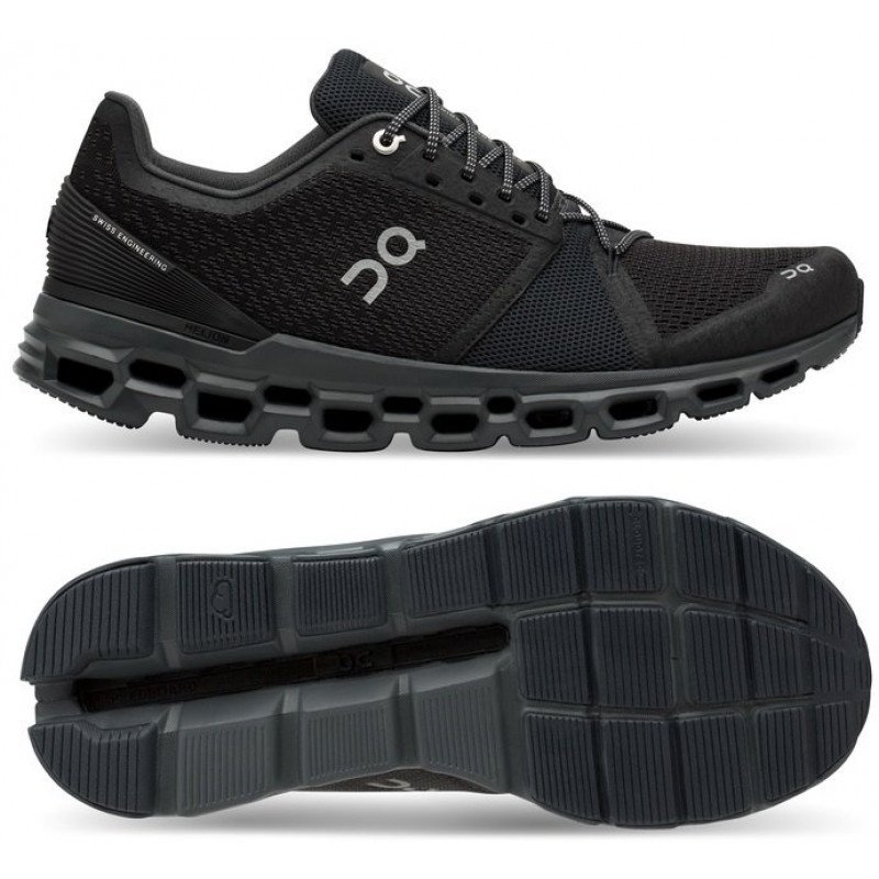 chaussure de running pour hommes on running cloudstratus black shadow 29.99845